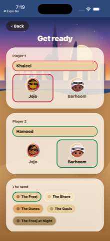Choosing Jojo and Barhoom